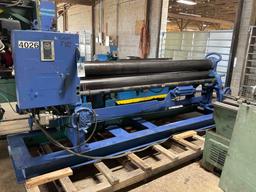 (19018)- Lown 8 ft plate roll, model B609, 3 phase