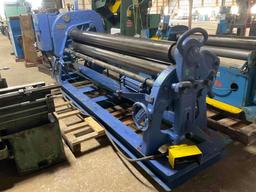 (19018)- Lown 8 ft plate roll, model B609, 3 phase