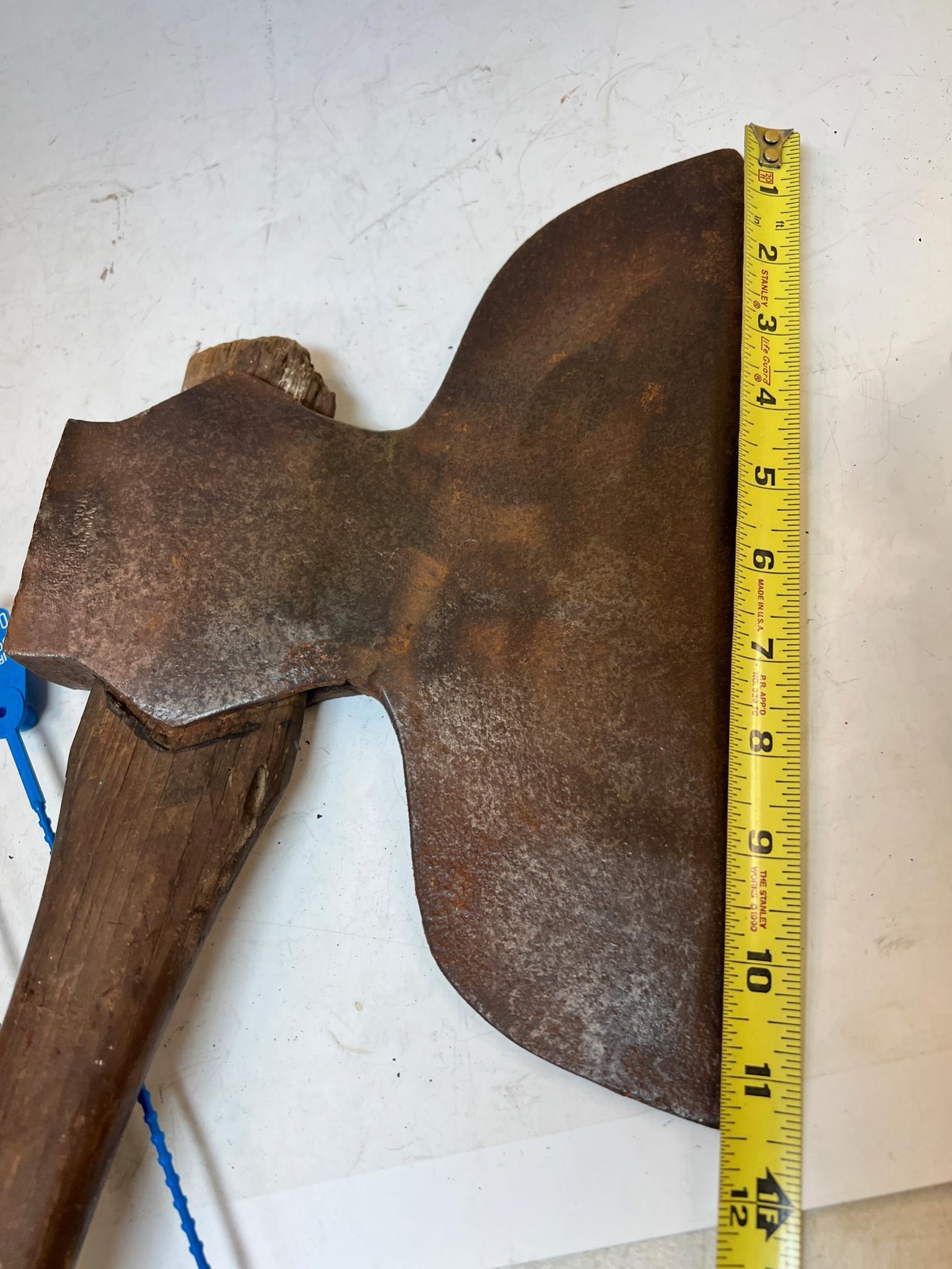 WM. BEATTY AND SONS CHESTER PA 12 INCH BROAD AXE