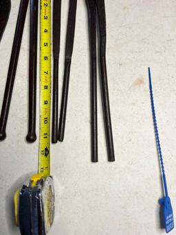 5- ASST BLACKSMITH/ FARRIER TONGS