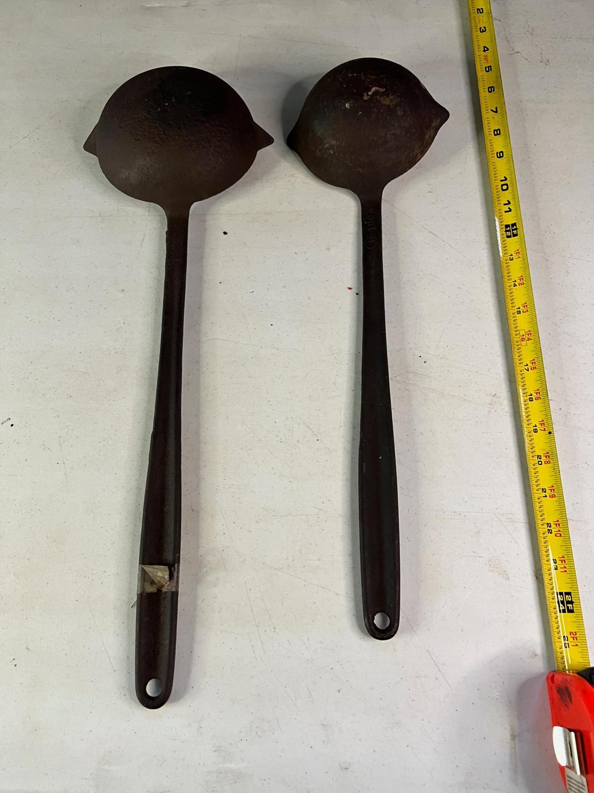 2- Larger Lead ladles