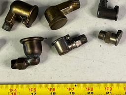17-pcs greasers and oilers mostly Gits bros mfg.