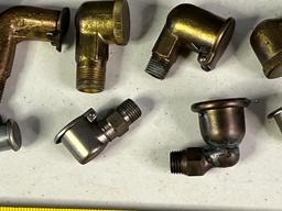 17-pcs greasers and oilers mostly Gits bros mfg.