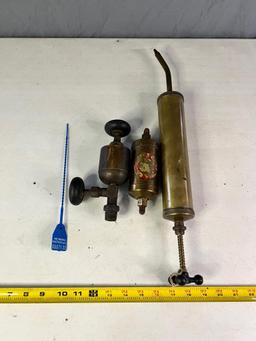 3-Pcs. 1-Grease gun and misc