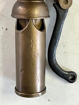Buckeye 1 1/2" 1-chime steam Whistle 8" tall acorn is Broken off top