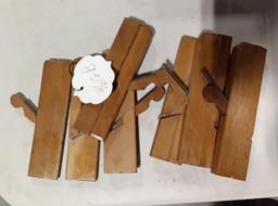 Set of 7 miniature violin maker's planes, 1/16 thru 7/8