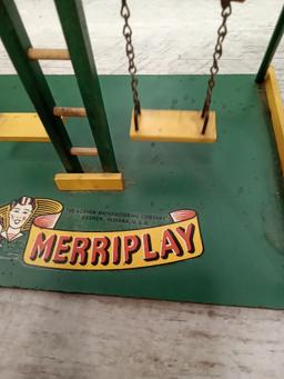 Goshen Indiana model Merriplay Swing set Salesman sample nice