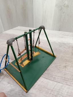 Goshen Indiana model Merriplay Swing set Salesman sample nice