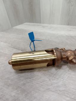 3 Chime Brass Steam Whistle 3"