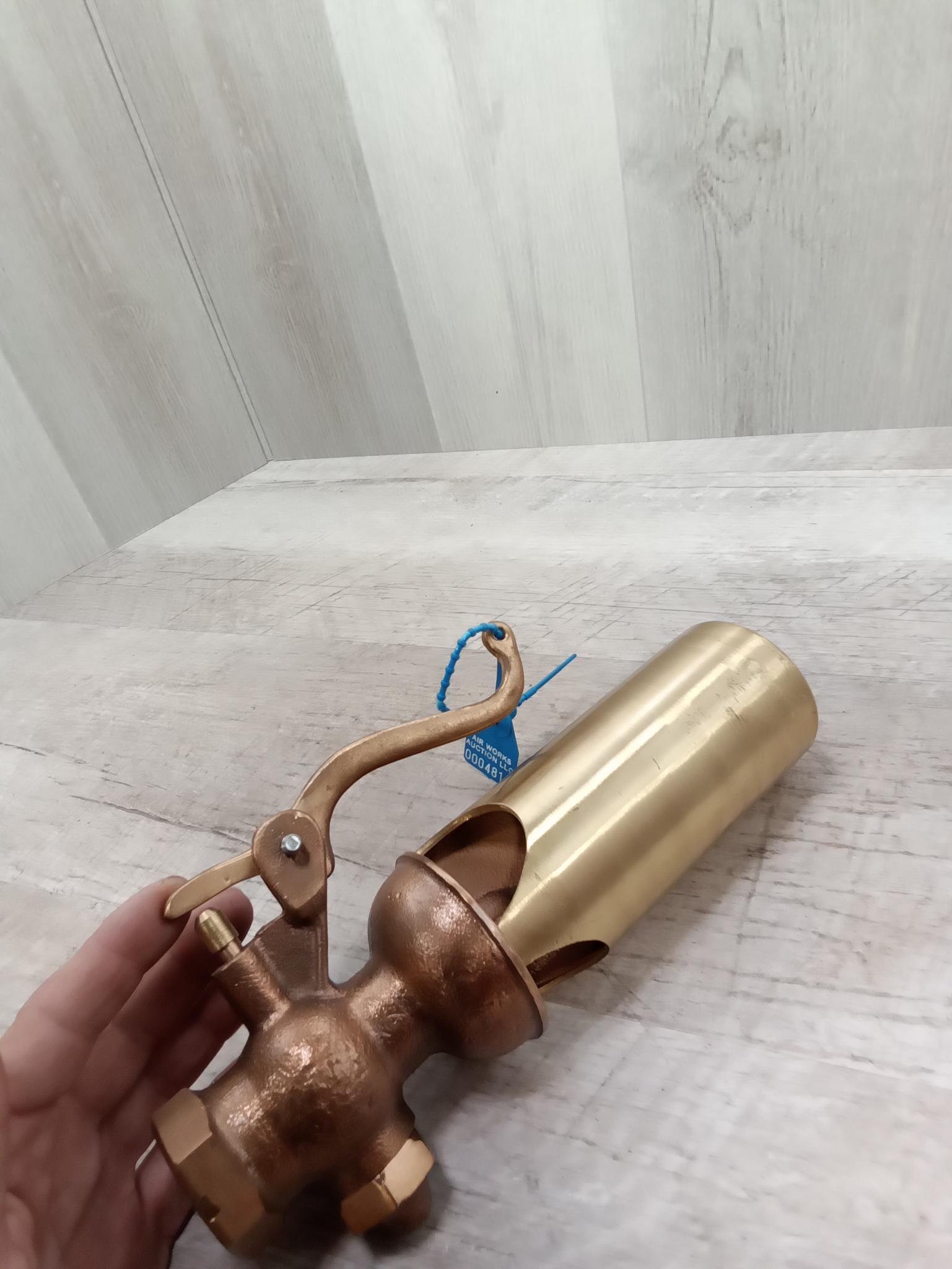 3 Chime Brass Steam Whistle 3"