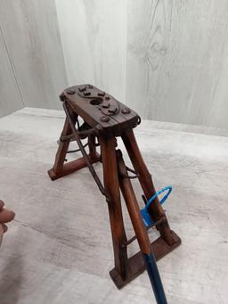 Salesman Sample Well pipe Puller super rare piece 1 of a kind