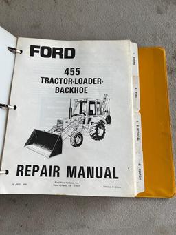 Ford Tractor/ Backhoe Manual- as pictured