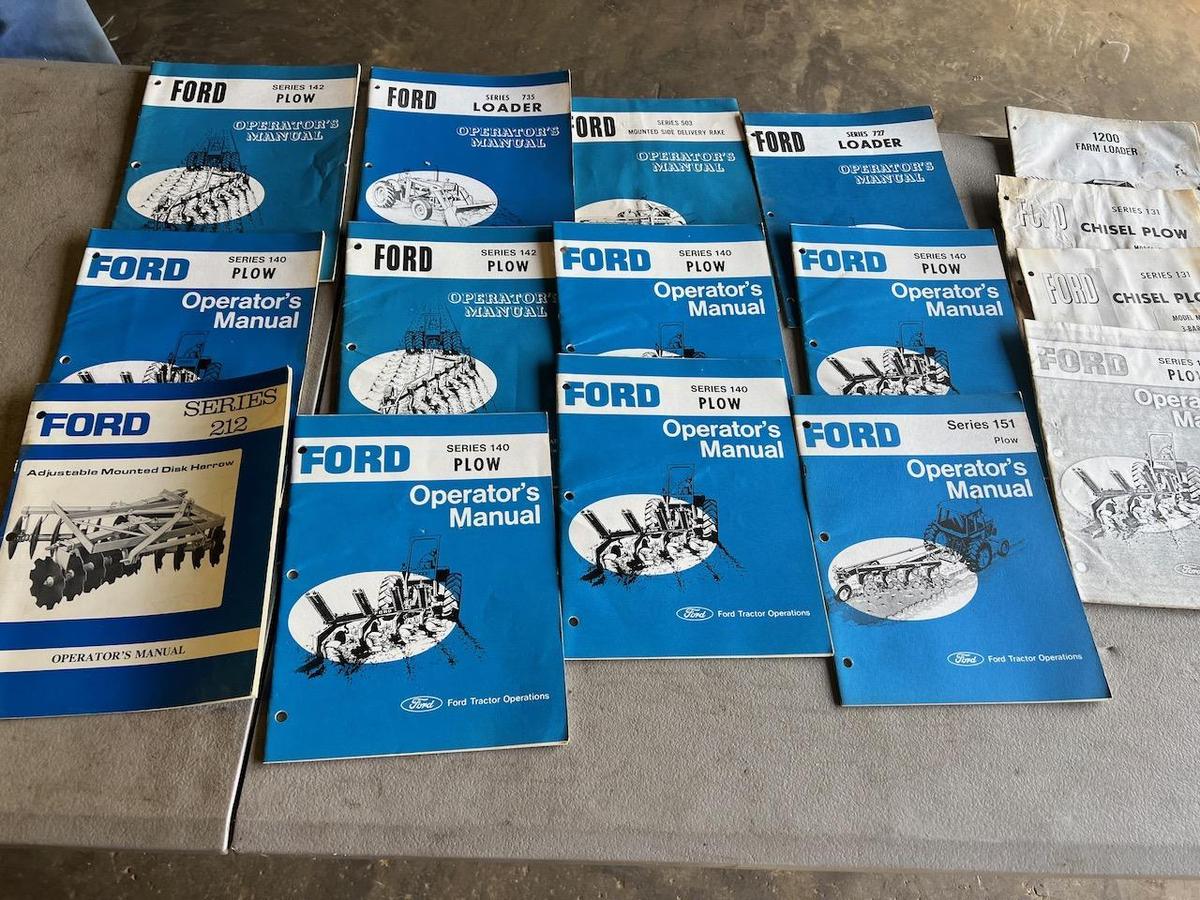 Large asst. of Ford/ New Holland Manuals