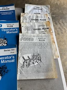 Large asst. of Ford/ New Holland Manuals