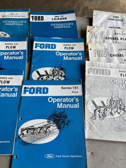 Large asst. of Ford/ New Holland Manuals