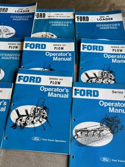 Large asst. of Ford/ New Holland Manuals