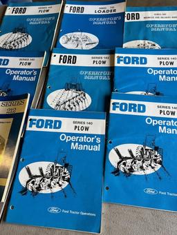 Large asst. of Ford/ New Holland Manuals