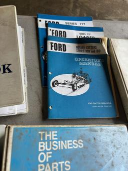 Large asst. of Ford/ New Holland Manuals