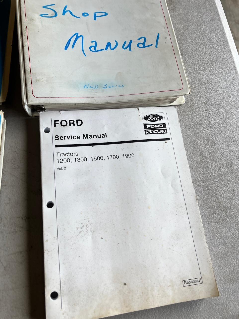 Large asst. of Ford/ New Holland Manuals