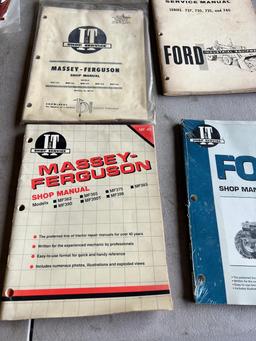 Large asst. of Ford/ New Holland Manuals