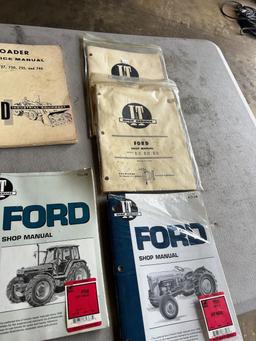 Large asst. of Ford/ New Holland Manuals
