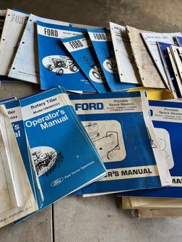 Large asst. of Ford/ New Holland Manuals