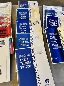 Large asst. of Ford/ New Holland Manuals