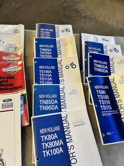 Large asst. of Ford/ New Holland Manuals