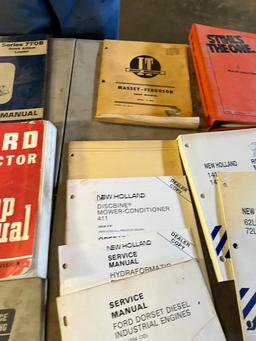 Large asst. of Ford/ New Holland Manuals