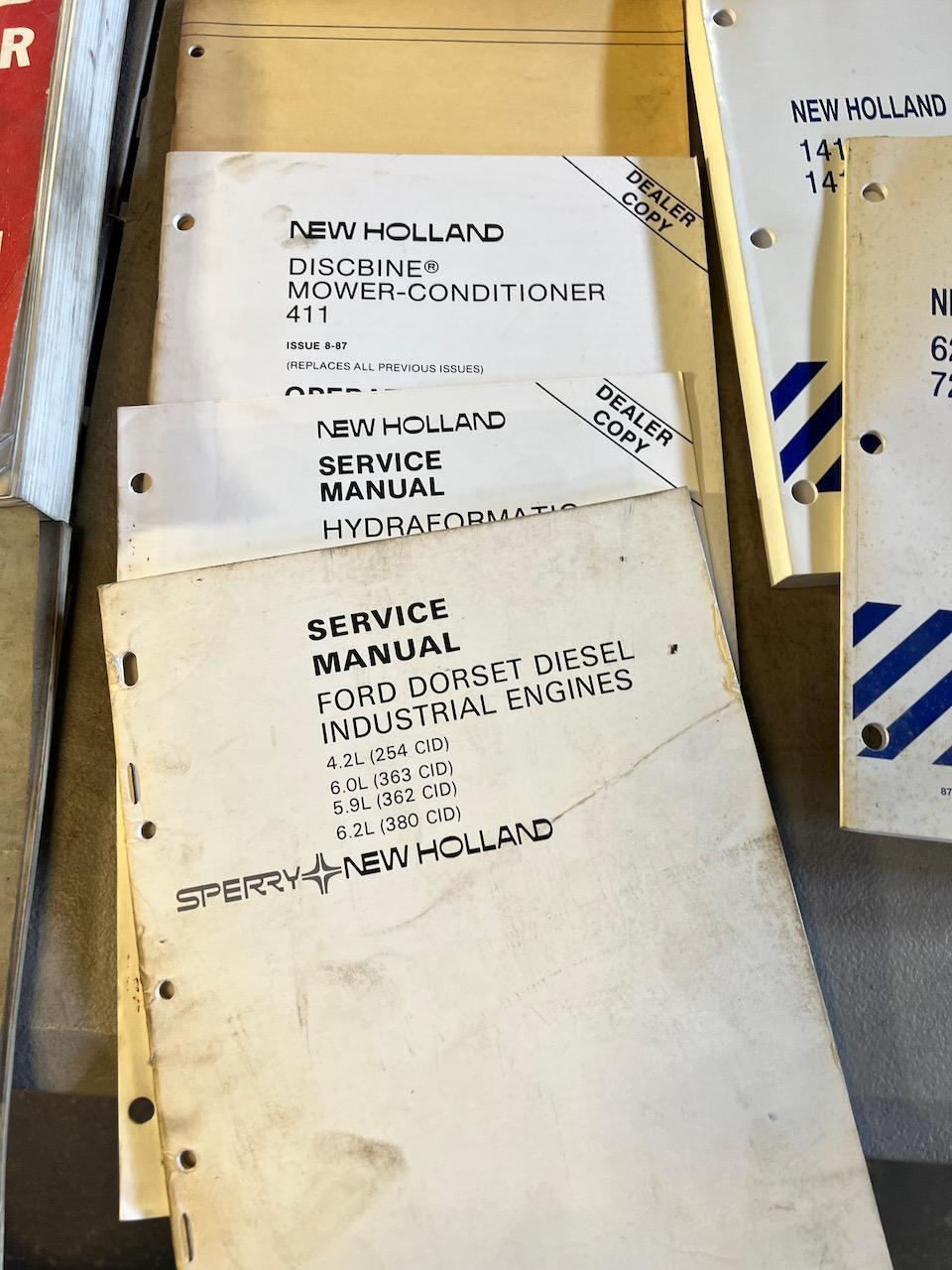 Large asst. of Ford/ New Holland Manuals