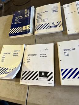 Large asst. of Ford/ New Holland Manuals