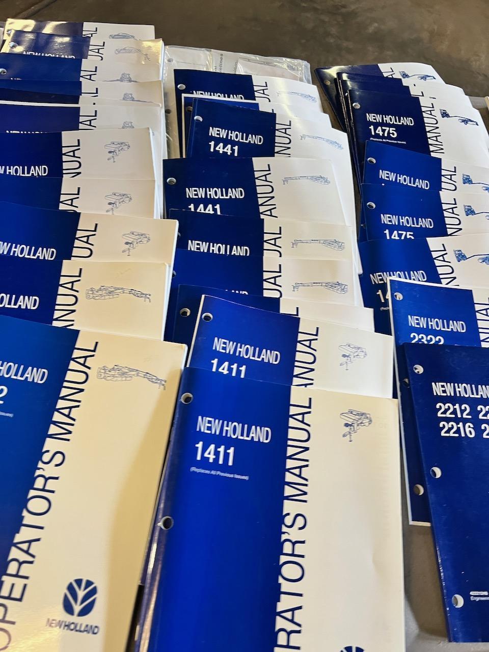 Large asst. of Ford/ New Holland Manuals