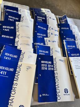 Large asst. of Ford/ New Holland Manuals