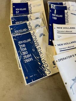 Large asst. of Ford/ New Holland Manuals