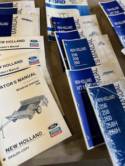 Large asst. of Ford/ New Holland Manuals