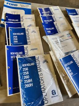 Large asst. of Ford/ New Holland Manuals