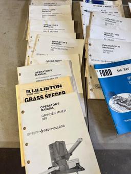 Large asst. of Ford/ New Holland Manuals