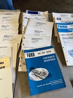 Large asst. of Ford/ New Holland Manuals