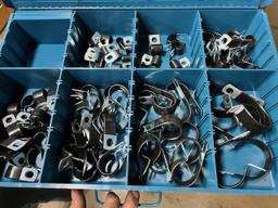 Kimball Midwest 4 drawer hardware cabinet w/ misc contents, Approx. 21 x 17 x 15