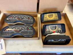 Lot of Asst. Ford/ New Holland instrument clusters, see pics for parts numbers