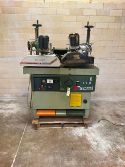 SCMI 1-1/4 Spindle Shaper / power feeders do not sell with machine