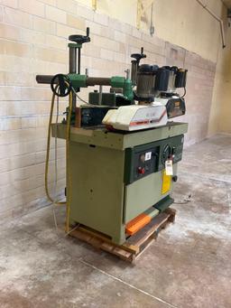 SCMI 1-1/4 Spindle Shaper / power feeders do not sell with machine