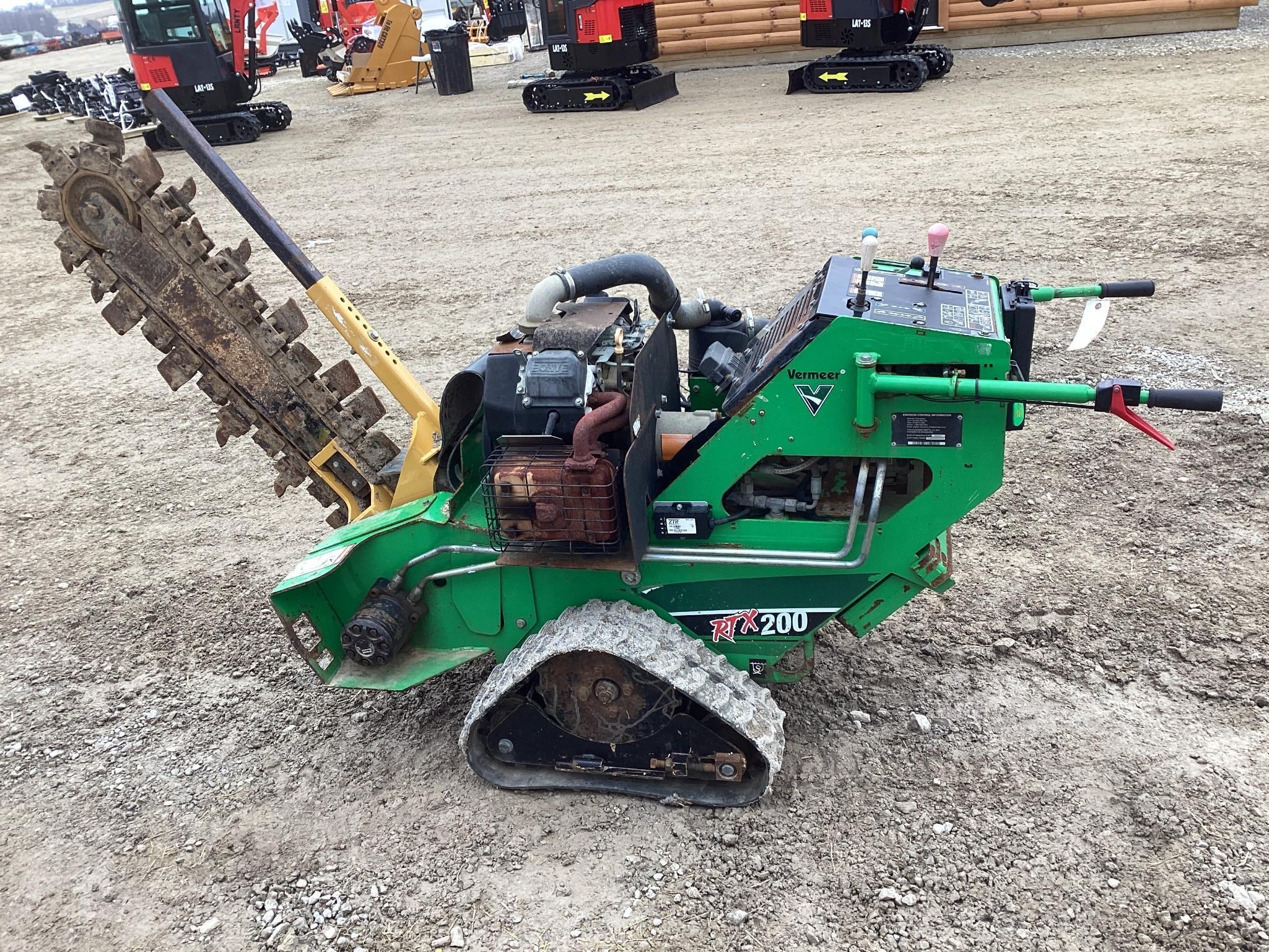 (INV521) 2017 Vermeer Model RTX200 Track Trencher