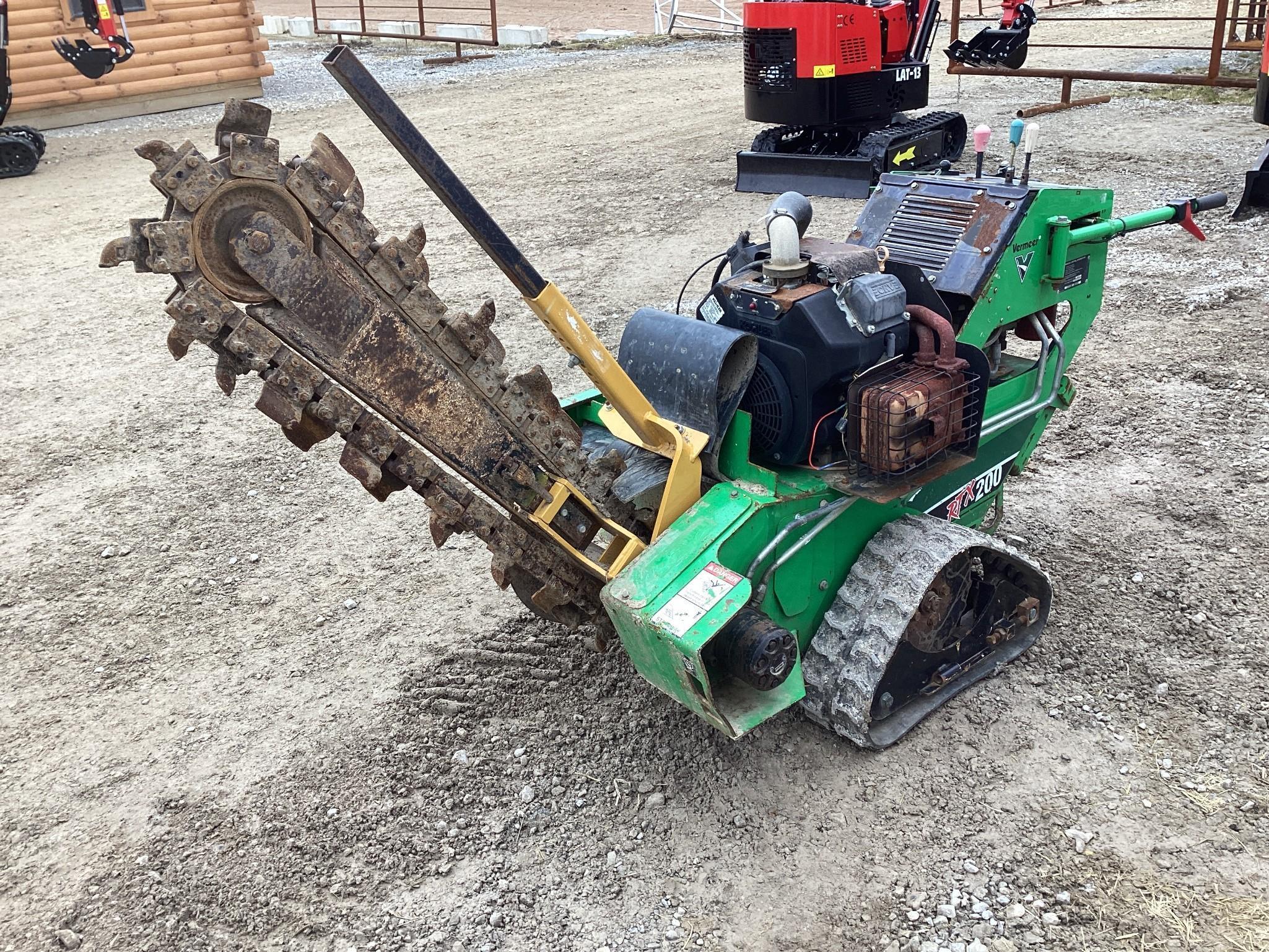 (INV521) 2017 Vermeer Model RTX200 Track Trencher