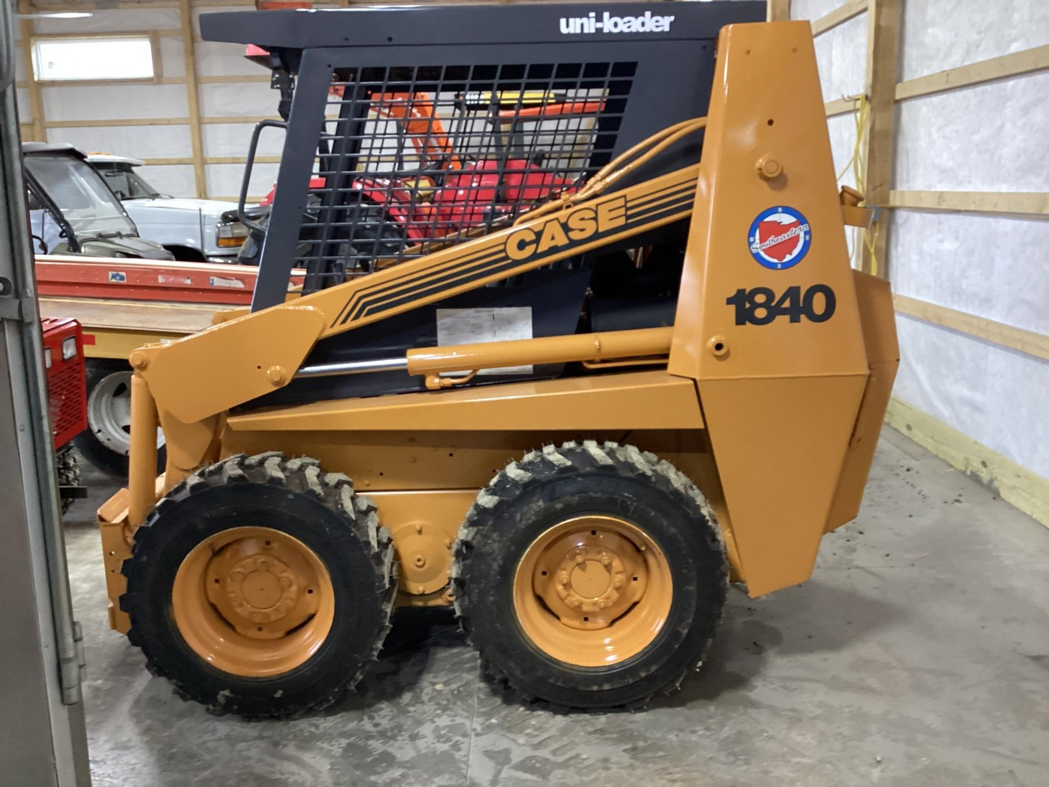 (INV50049) Case Model 1840 Skid Loader with Bucket and New Tires