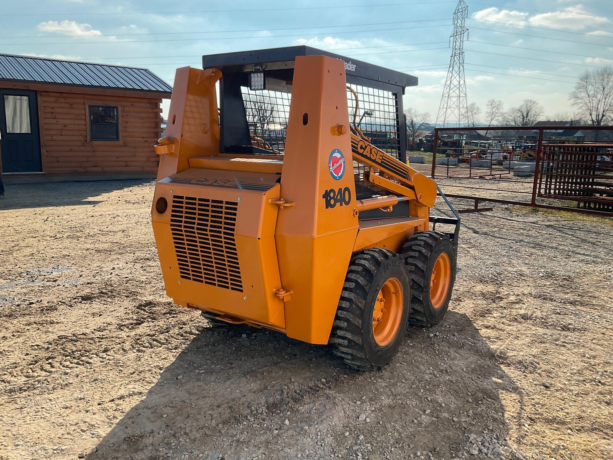 (INV50049) Case Model 1840 Skid Loader with Bucket and New Tires