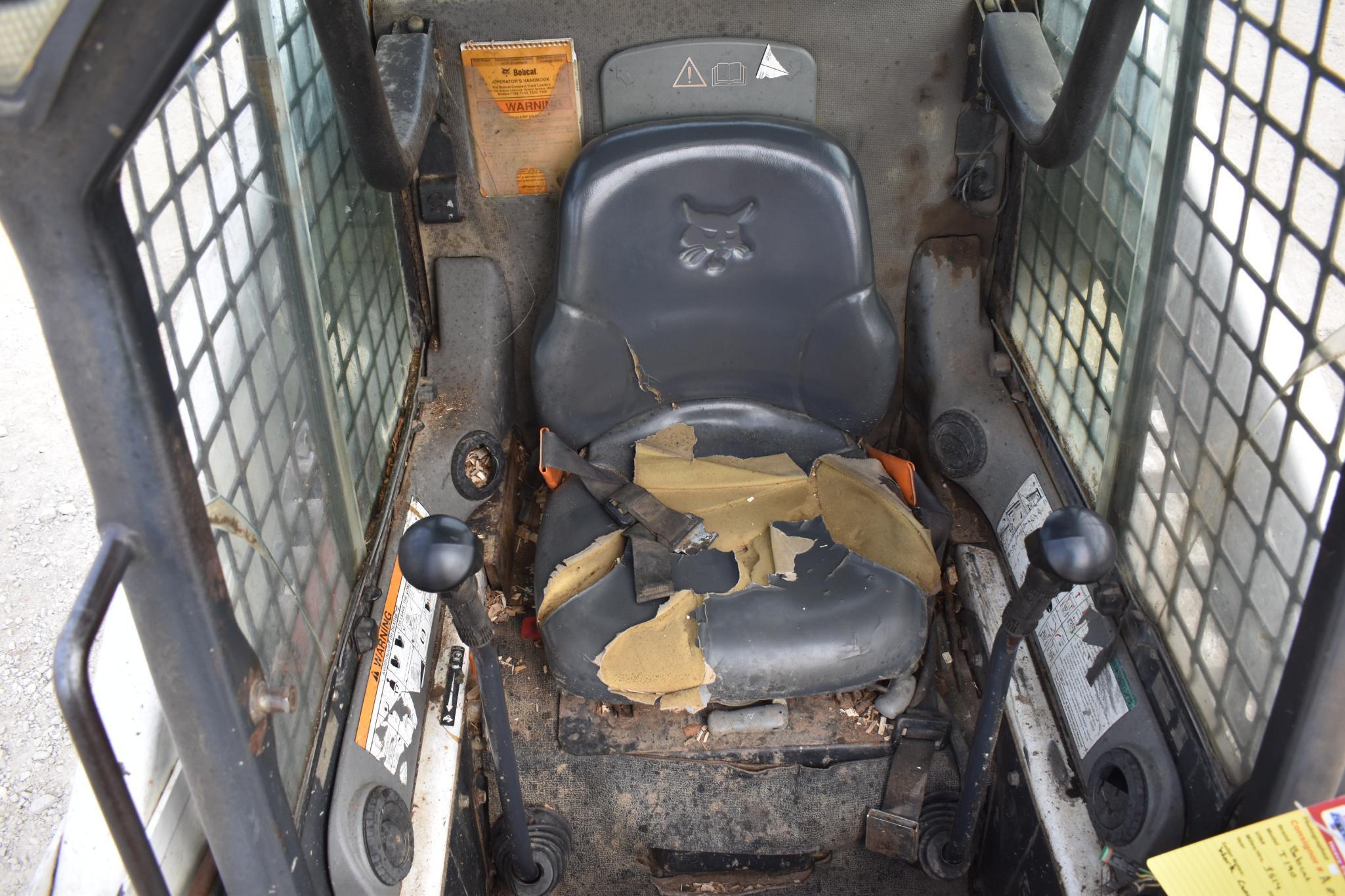 (INV819) Bobcat T190 Track Skidsteer, 3,514 hrs, open cab,