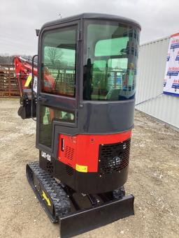 (INV535) New Unused Lanity Model LAT-13S Mini Excavator with Mechanical Thumb, Aux. Hydraulics