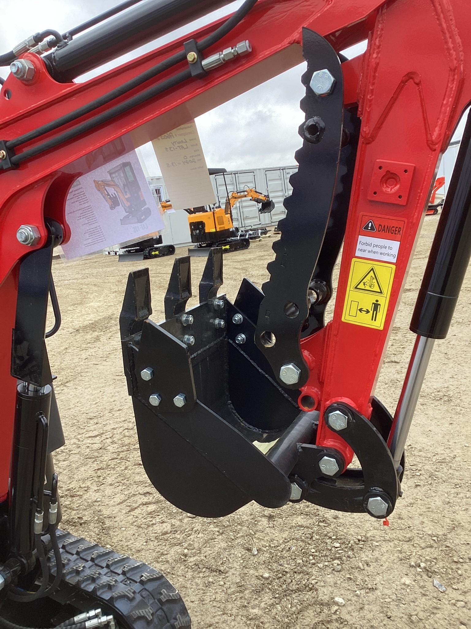 (INV535) New Unused Lanity Model LAT-13S Mini Excavator with Mechanical Thumb, Aux. Hydraulics