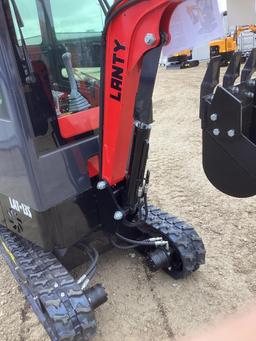 (INV535) New Unused Lanity Model LAT-13S Mini Excavator with Mechanical Thumb, Aux. Hydraulics